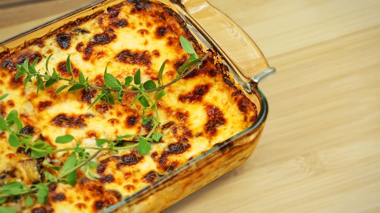Lasanha de Berinjela Saudável e Saborosa